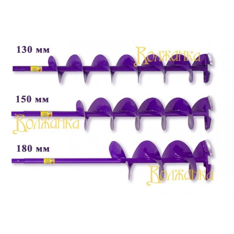 Jääpuur 180mm CR Nero akutrelli adapterile 2.6kg 500mm parempoolne vint