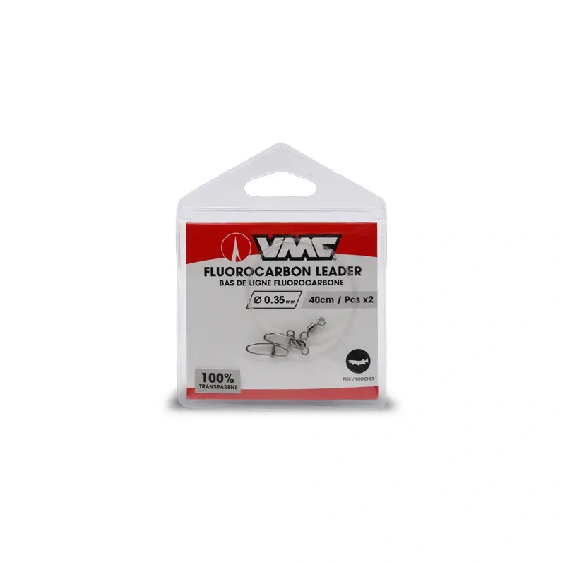 Trossid Fluorocarbon VMC Leader Fluoro 27.5cm 0.68mm 2tk