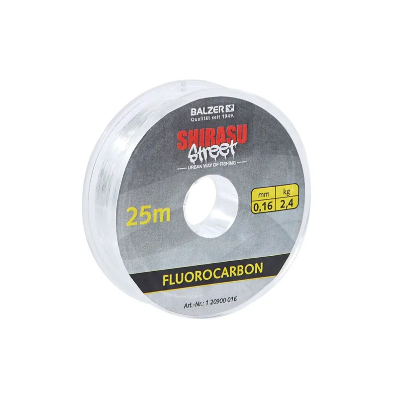 Lipsumaterjal Fluorocarbon Balzer Shirasu Street 25m 0.25mm 5.1kg