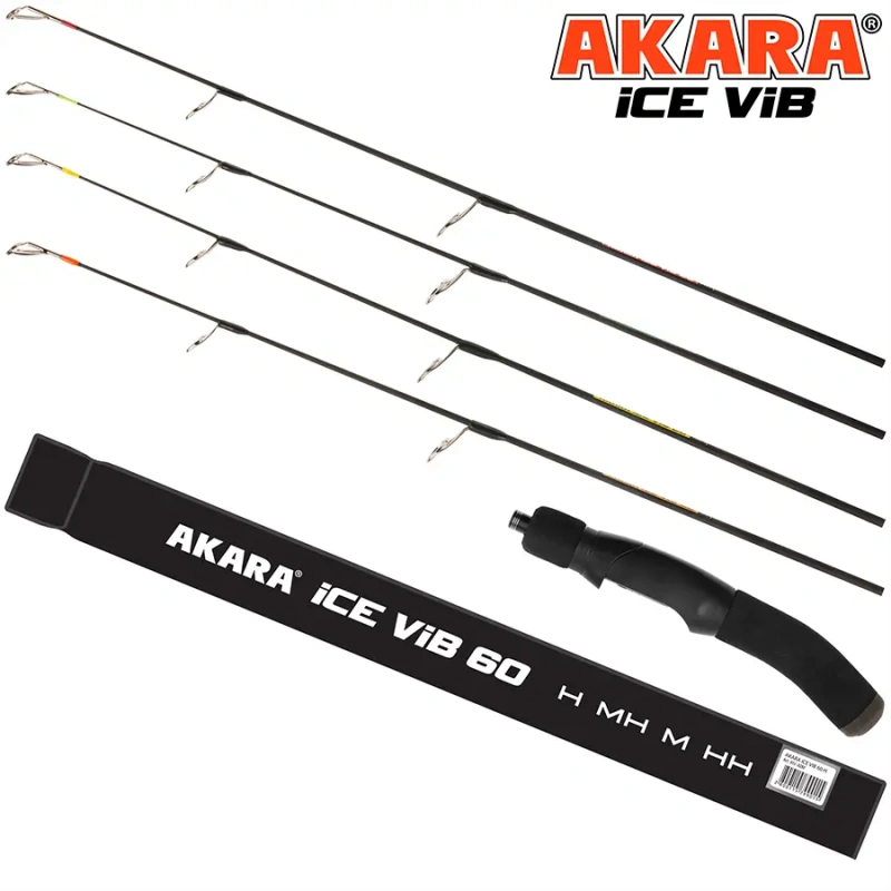 Taliritv AKARA Ice VIB M, MH, H ja HH 70cm (4 pitsi) 10-60g