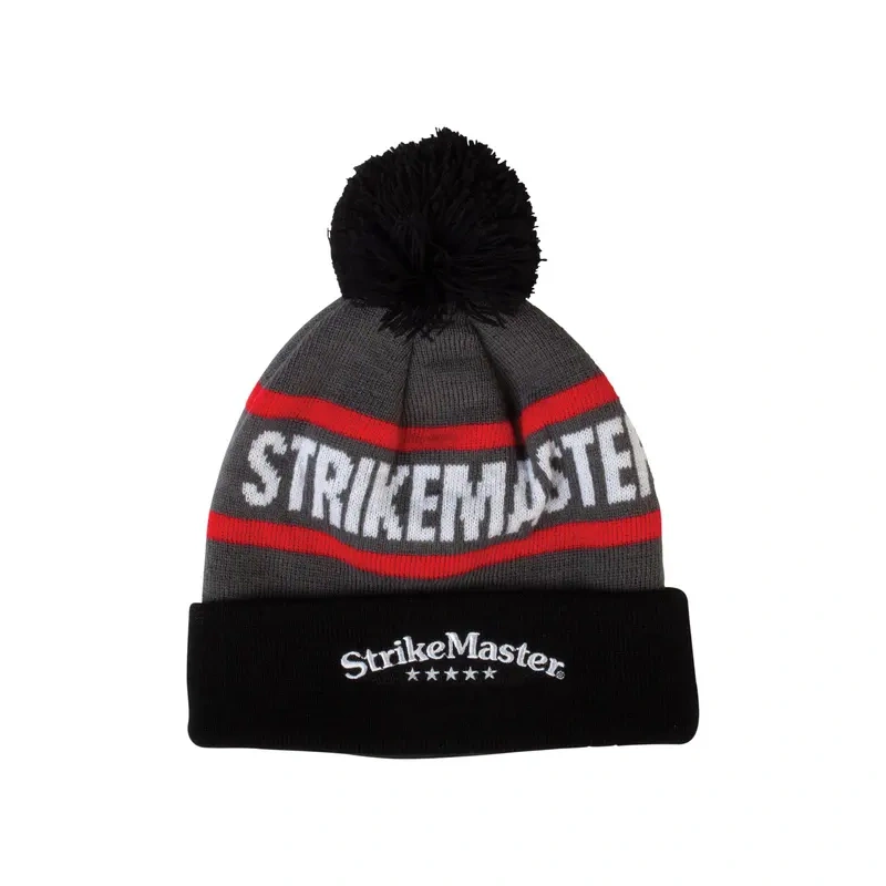 Müts StrikeMaster Beanie Black/Grey/Red