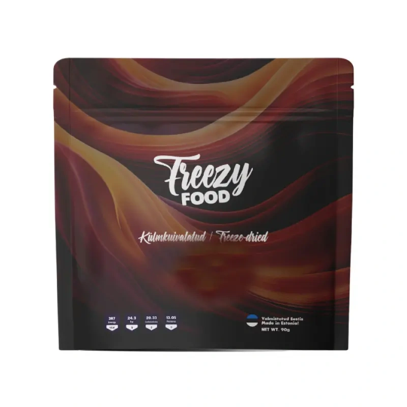 Külmkuivatatud toit FreezyFood Pasta Kanaga 140g