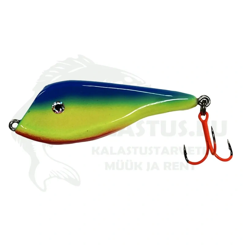 Käsitöö Slaider Cocamartini Väike Peeter 21g 80mm värv 6 sinine-kollane 0-0.4m (ujuv)