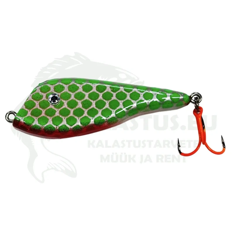 Käsitöö Slaider Cocamartini Väike Peeter 21g 80mm värv 7 roheline 0-0.4m (ujuv)