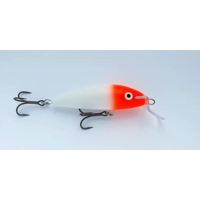 Käsitöö lõhe lant Are 63mm Z WH.RD 8g ujuv