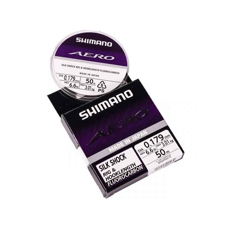 Tamiil Shimano Aero Slick Shock Fluorocarbon 0.08mm 0.52kg 50m hall