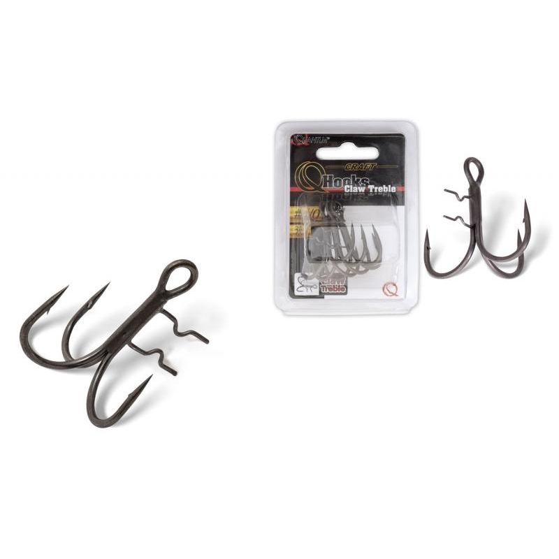 Konks 3-ne Quantum Claw Treble Hooks #2 4tk
