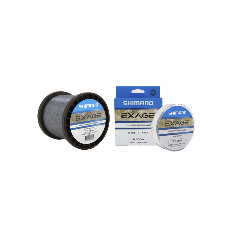 Shimano Exage 0.405mm 150m 12.9kg Steel Gray