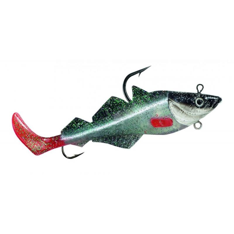 Komplekt BALZER MAD SHAD Coalfish Red Fin 400g 26cm