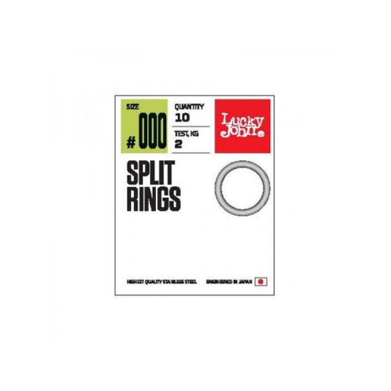 Rõngad  LJ PRO Split Rings #0000 2kg 10tk
