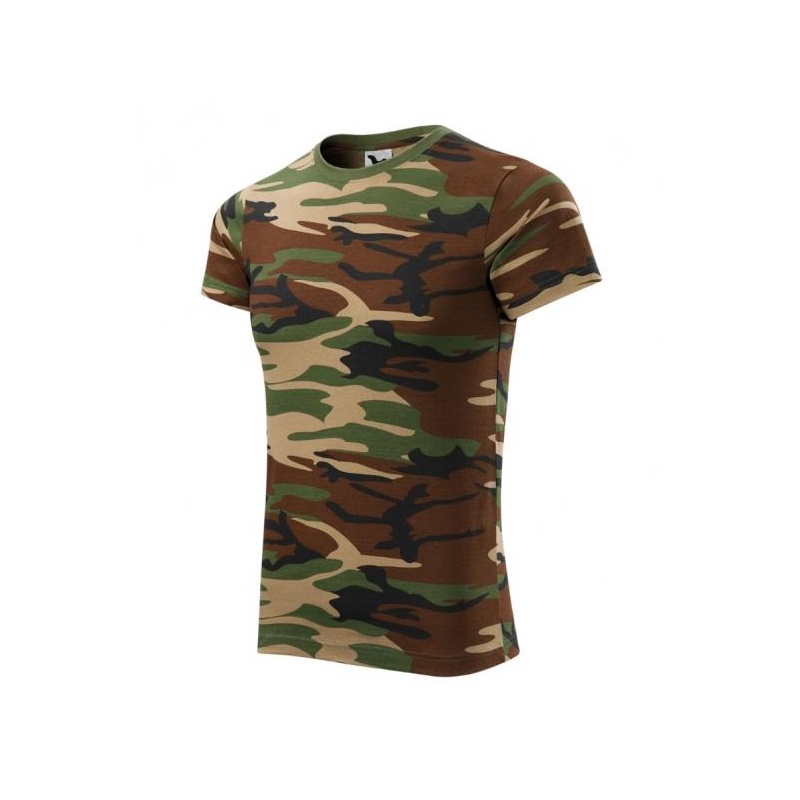T-särk Malfini Camouflage unisex kamoflaaž pruun M