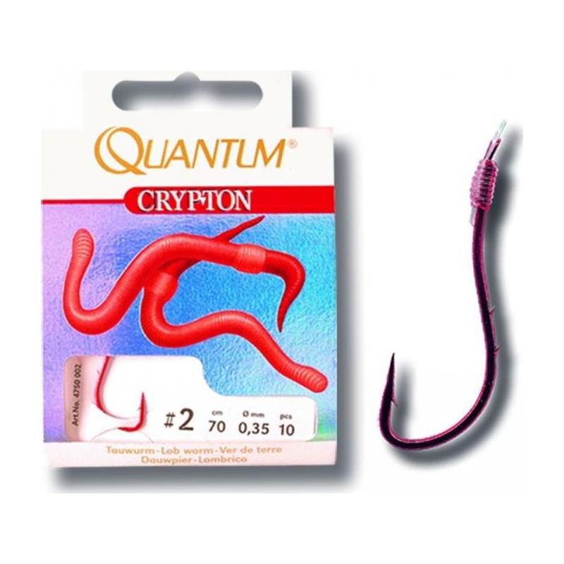 Lipsud Crypton Worm #4 0.30mm 70cm 10tk