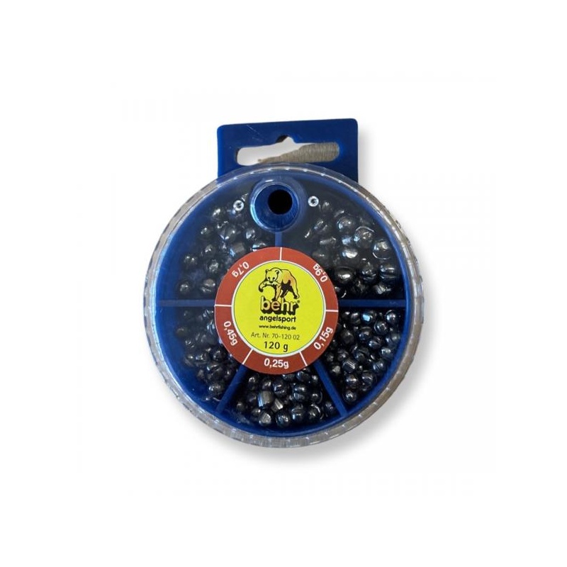 Tinahaavlite komplekt Behr 0.15-0.9g 120g