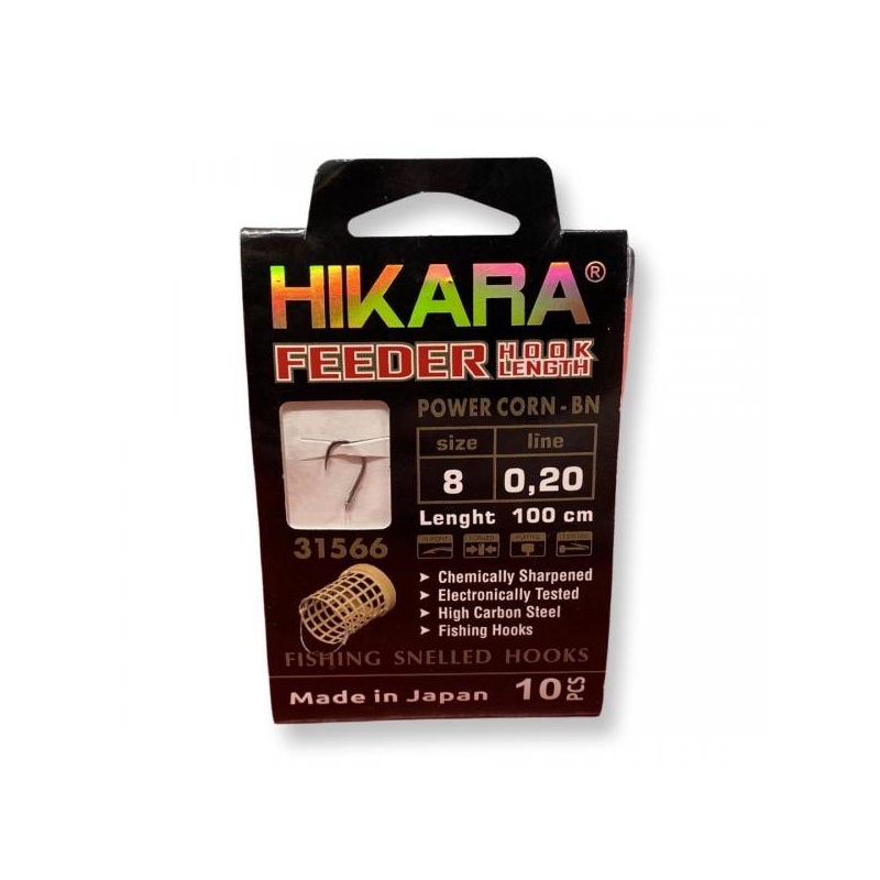 Lipsud TRAPER Hikara Power Corn Feeder BN #8 0.20mm 100cm 10tk