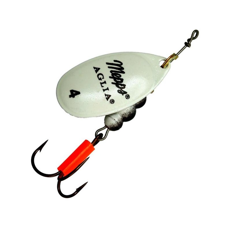 Pöörlev Mepps Aglia Fluo Phospho White #4 9g