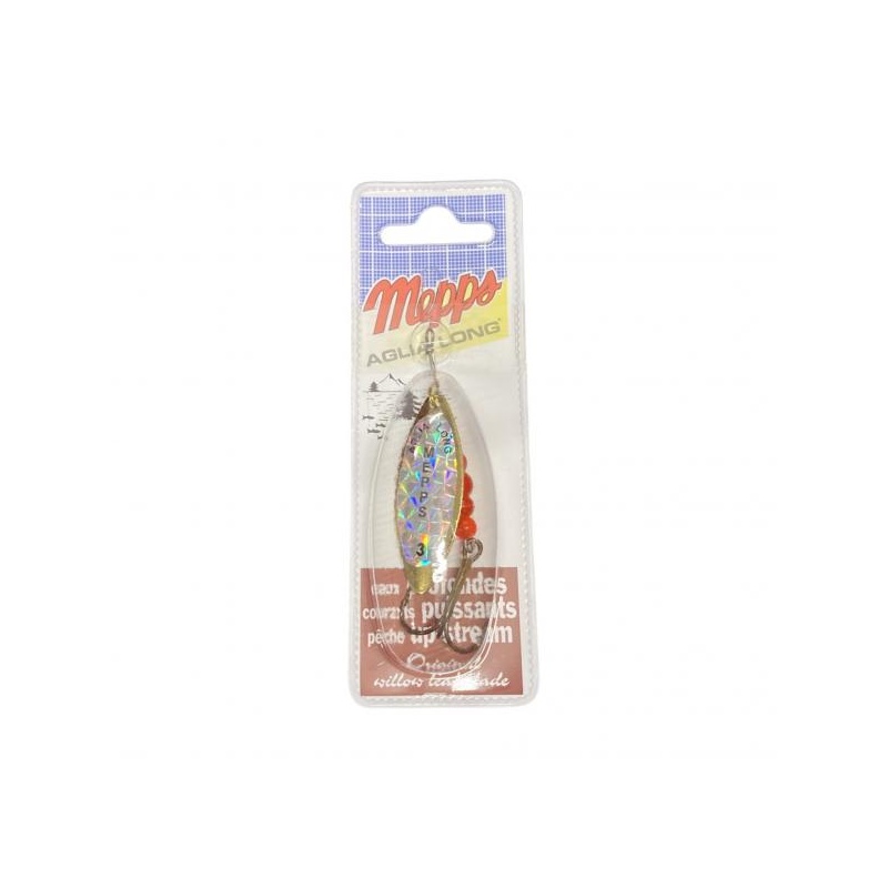 Mepps Aglia Long Rainbo Scale GO #4 17g