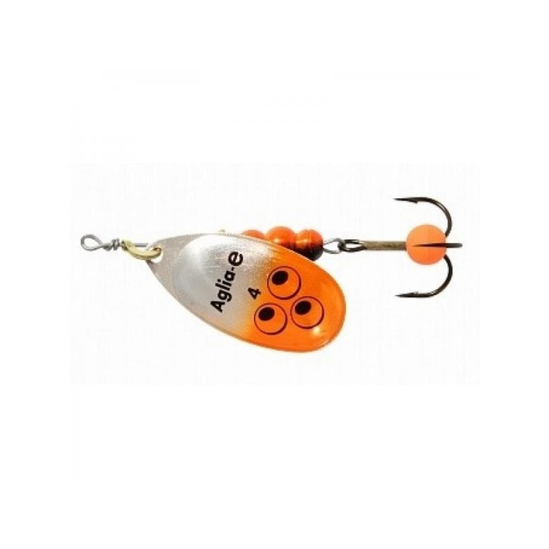 Mepps Aglia-E Brite AG/Orange #2 4.5g UV