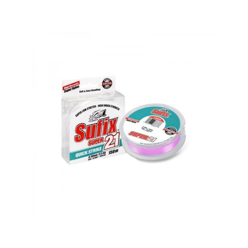 Tamiil Sufix Super 21 roosa 0.40mm 14.0kg 150m