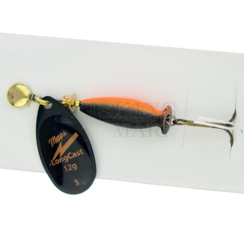 Mepps Aglia LongCast #3 Black 12g