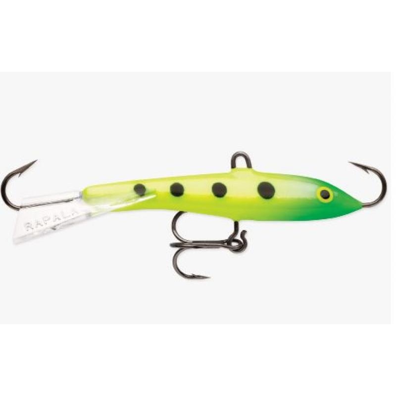 Põiklant Rapala Jigging Rap 9cm GSLM 25g helendav