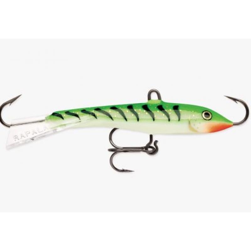 Põiklant Rapala Jigging Rap 9cm GGT Glow Green Tiger 25g helendav