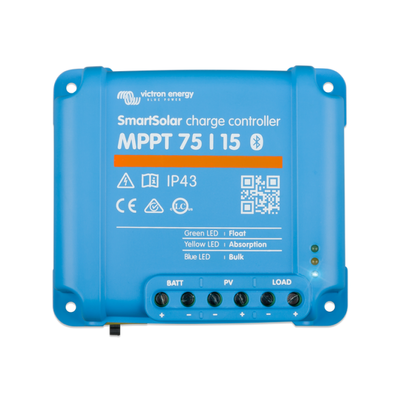 Victroni energialaadimise kontroller SmartSolar 15A MPPT 75/15