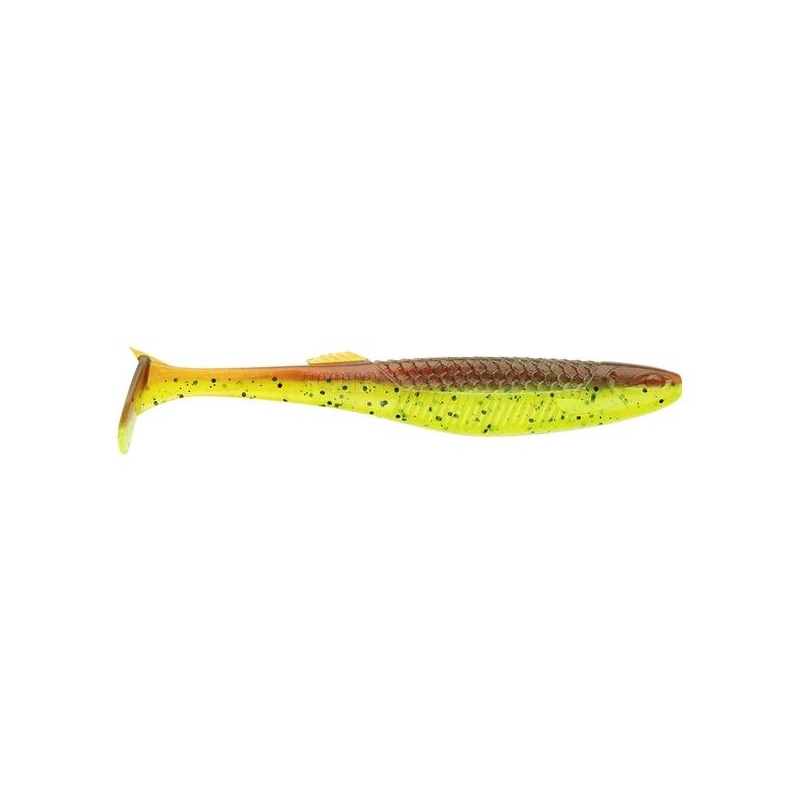 Võdik Rapala CrushCity The Kickman NE 3" 7.5cm 3g Motor Oil Chartreuse UV 4tk