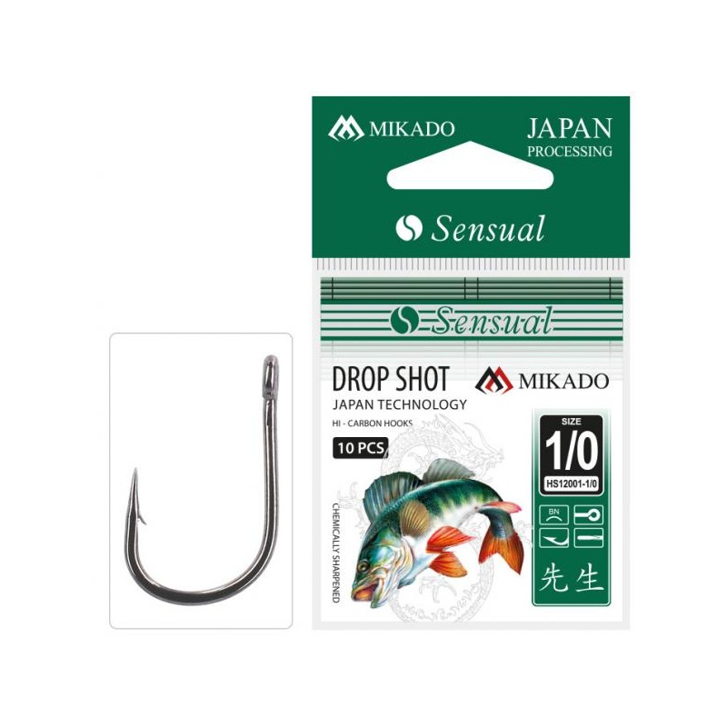 Konksud Sensual Drop Shot BN #1/0 10tk