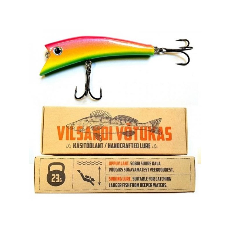 Vilsandi Võtukas VV07 Lilla-Roheline 23g 100mm