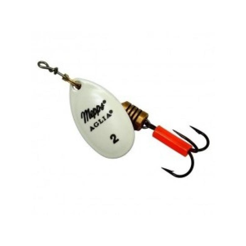Mepps Aglia Fluo Phospho White #1 3.5g