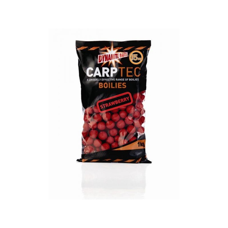 Boilid Dynamite Baits Carp-Tec Strawberry 15mm 1kg