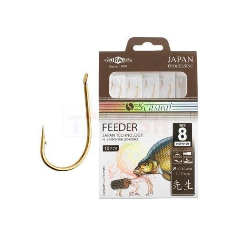 Lipsud Sensual Feeder BN #10 0.16mm 70cm 10tk 3.75kg