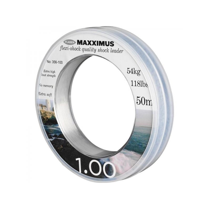Maxximus Flexi-Shock leader 50m 1.00mm 54kg