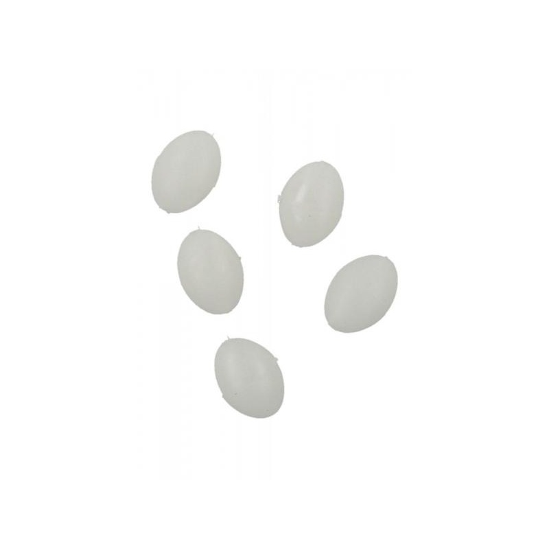 Pärlid Ellipsoid 5x8mm 1.2 Valged 25tk