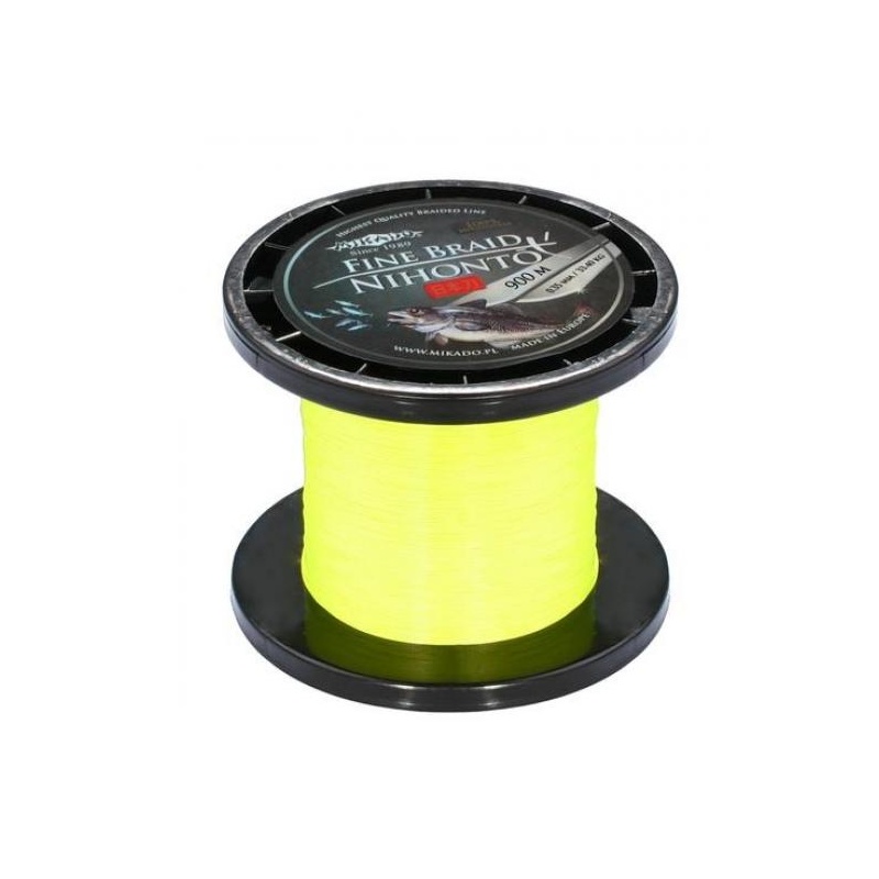 Nöör Nihonto Fine Braid Kollane 0.45mm 37.40kg 900m