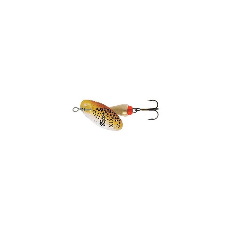 Mepps XD TRI Fluo GO/Brown #2 5g