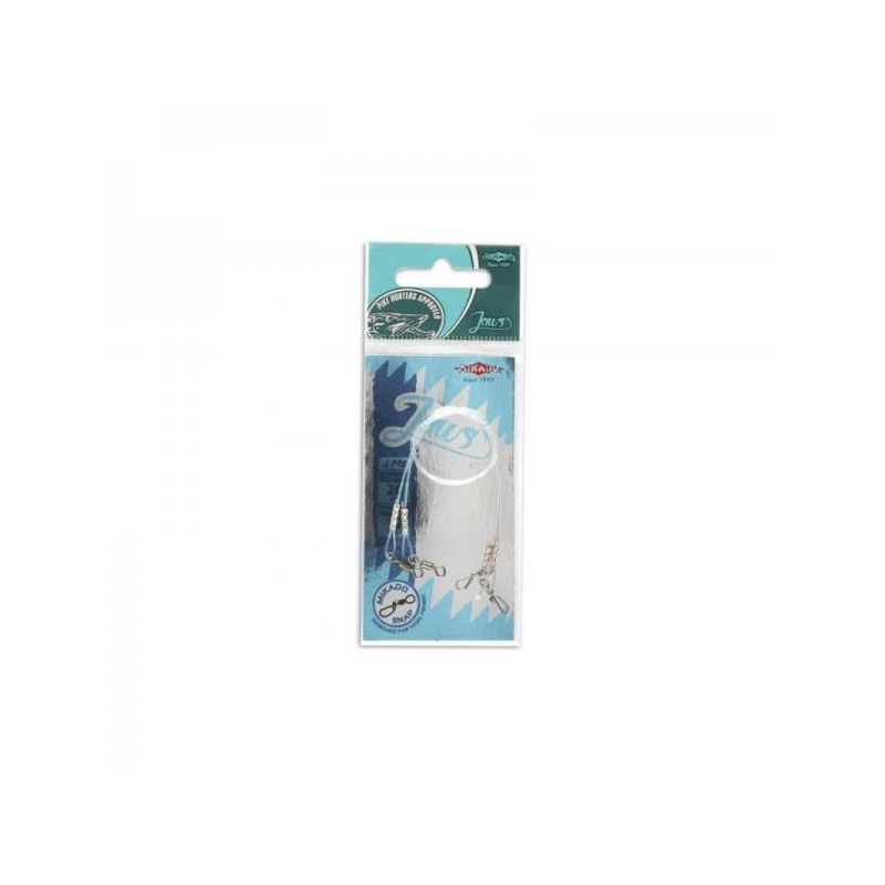 Trossid Mikado Fluorocarbon JAWS ZGJ01 Strong 25cm 12kg 2tk