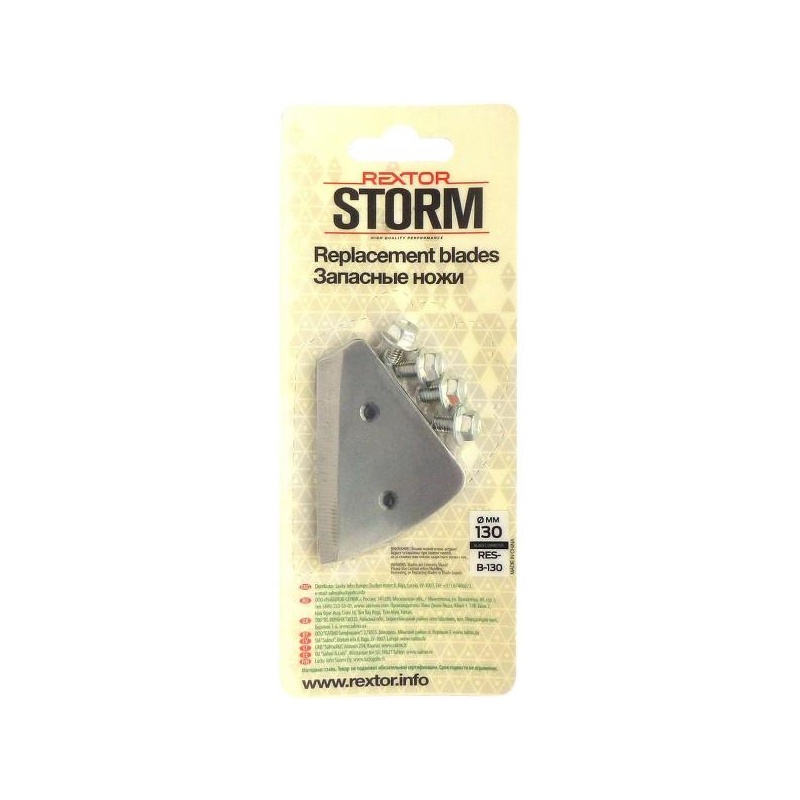 Jääpuuri terad 130mm Rextor Storm