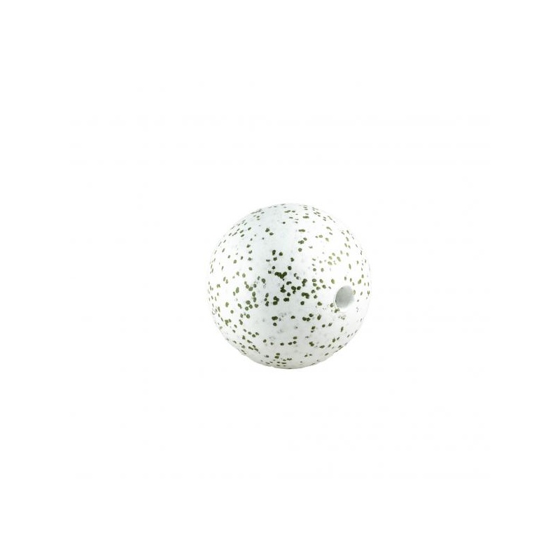 EPS50*6 Ümarujuk valge-roh.täpiline 145g Ø 60mm ava Ø 6mm