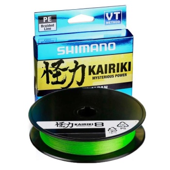 Nöör Shimano Kairiki PE VT 0.28mm 29.3kg 150m roheline