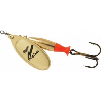 Pöörlev Mepps Aglia LongCast #5 Gold 24g