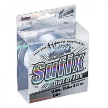 Tamiil Sufix Duraflex Clear 0.25mm 7.0kg 150m