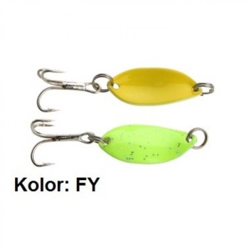 Trout Campione Mini 22mm 1.4g Fluro Green/Yellow