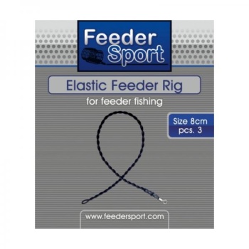 FeederSport Elastic Feeder Rig 8cm 3tk