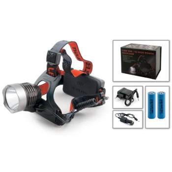 Pealamp CREE T6-6502 akud 2x186500