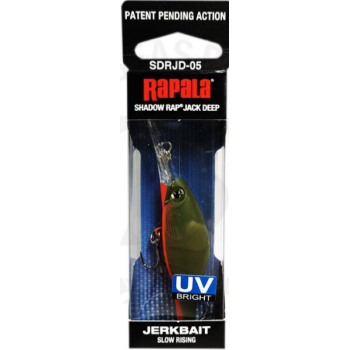 Rapala Shadow Rap Jack Deep GAU UV 5cm/6g kuni 3m