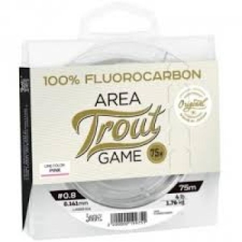 Lucky John Fluorocarbon Area Trout Game 0.18mm 2.2kg 75mm roosa