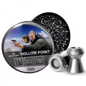 Õhkrelva kuulid BORNER Hollow Point cal 4.5mm 0.58g 500tk