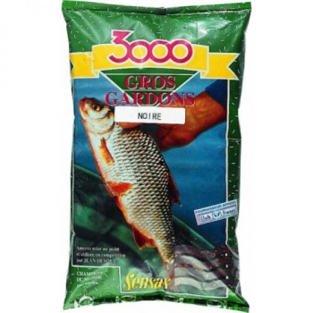 Sensas 3000 Gros Gardons Noir 1kg