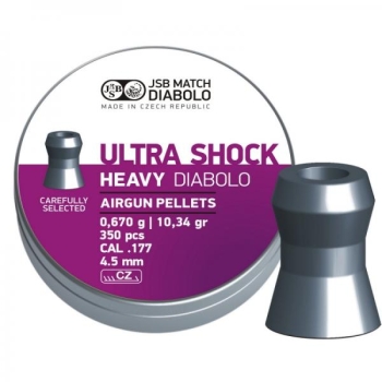 JSB Ultra Shock Heavy Diabolo 0.67g 4.5mm 350tk
